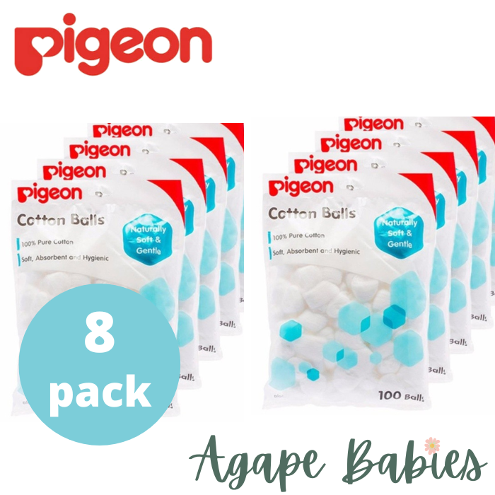 [Bundle Of 8] Pigeon Cotton Ball 100pcs
