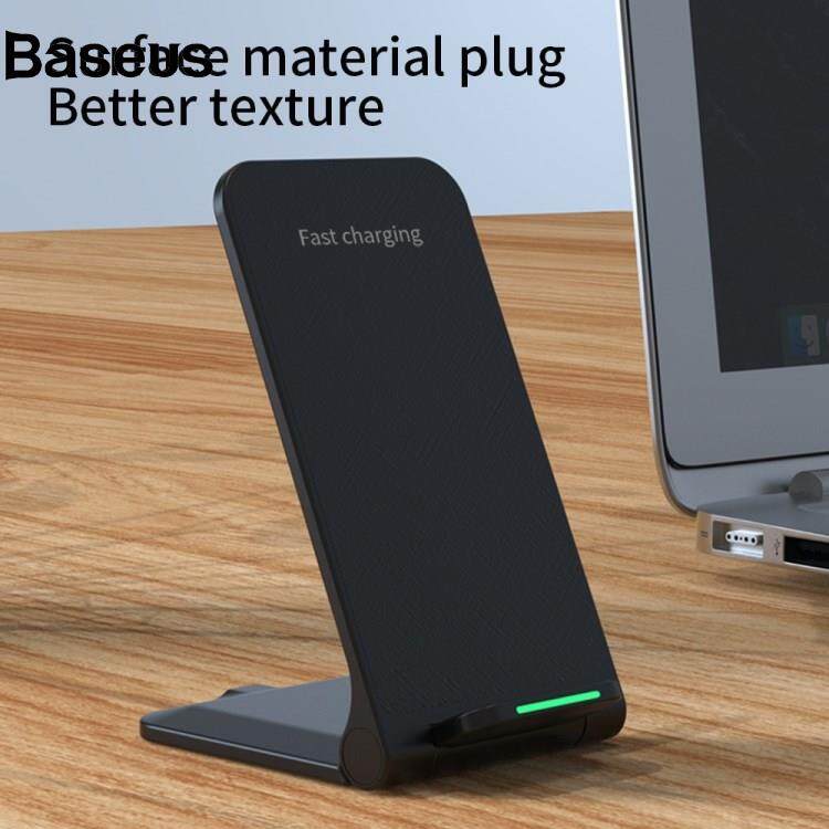 Baseus S25 Foldable 15W Wireless Charger Cellphone Stand Fast Charging Dock for iPhone Android Phone?24hrs ship out?