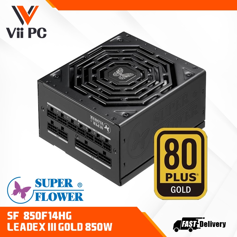 Super Flower Leadex III Gold 80+ Full Modular 850W power supply, Superflower psu