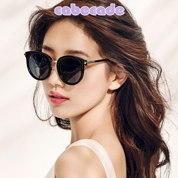 cabecade 2022 new sunglasses women's fashion sunglasses Korean drama Anna same style Xiuzhi same style sunglasses retro round frame sunglasses men and women sunshade mirror
