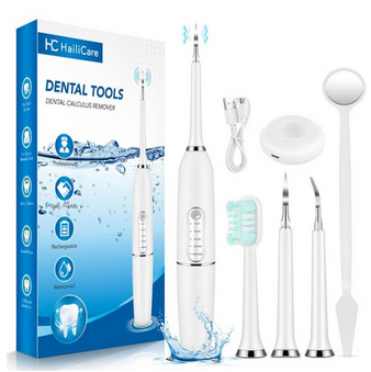 PASTSKY Ultrasonic Electric Dental Scaler Tooth Cleaner Electric Toothbrush Teeth Whitening Home Dental Calculus Tartar Remover USB Teeth Cleaner for Adult Kids