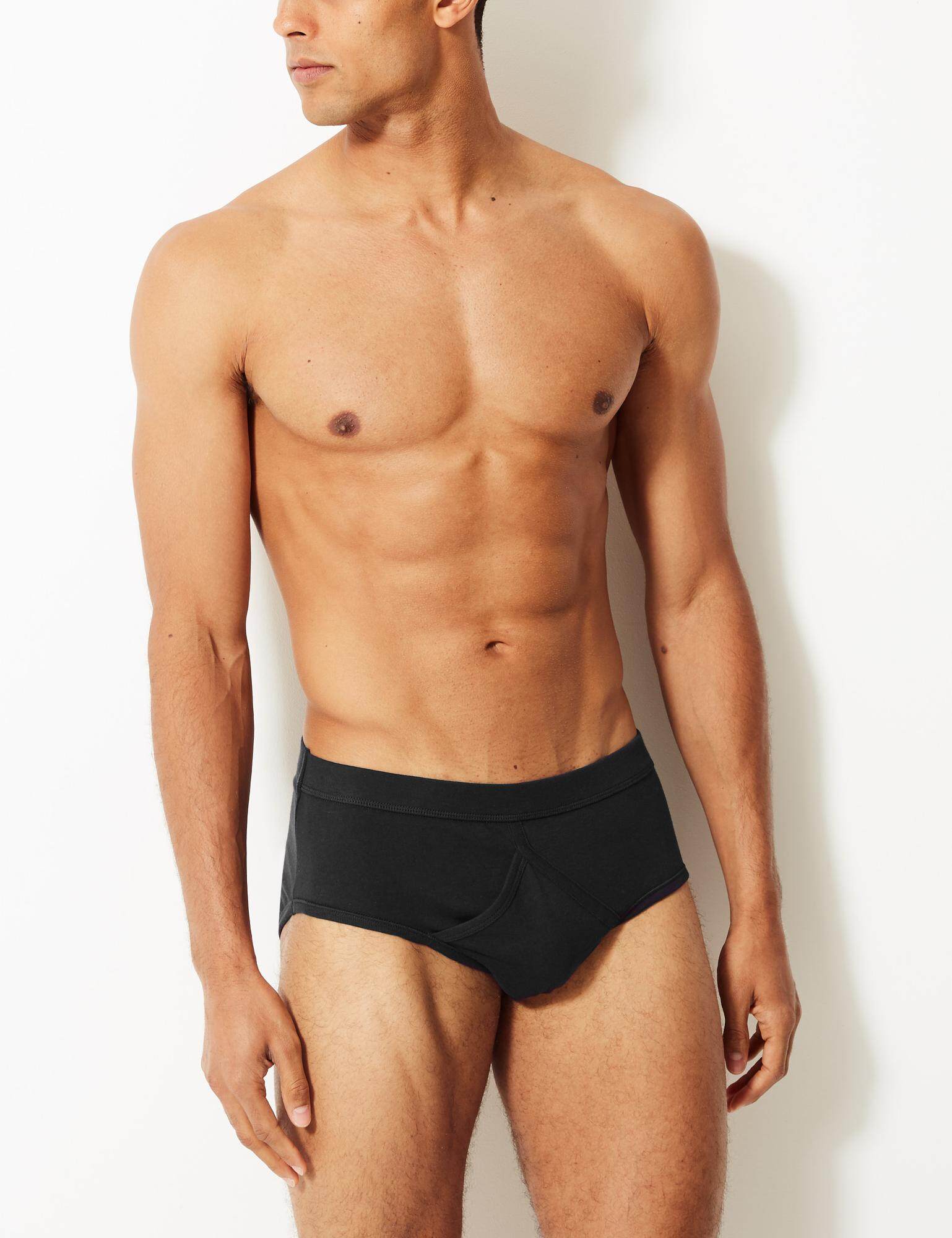 M&S 5 Pack Cotton Briefs