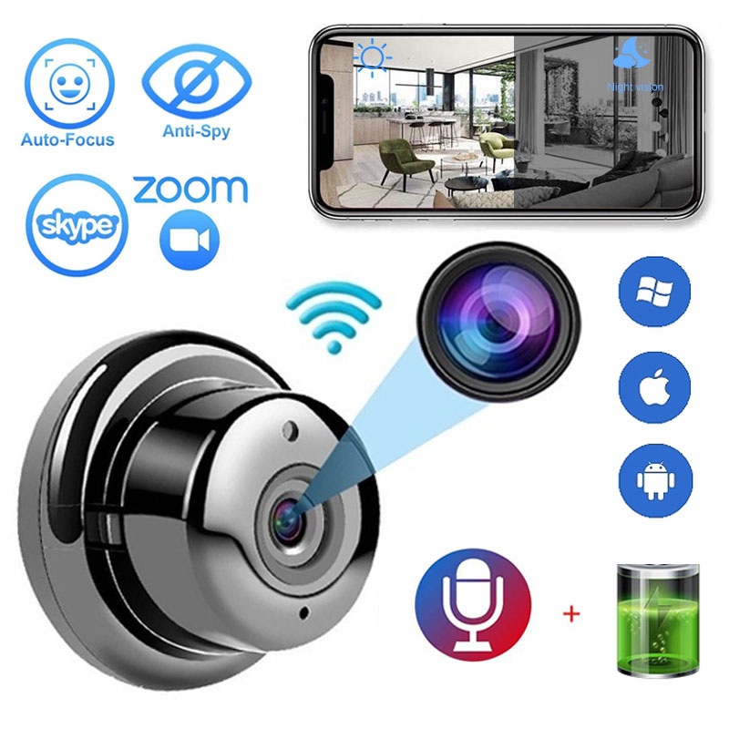 cctv wifi wireless indoor outdoor set cctv camera with voice connect to cellphone with voice IP Camera Wireless WIFI Network Security camera Mini camera Hidden camera spy camera Wifi camera