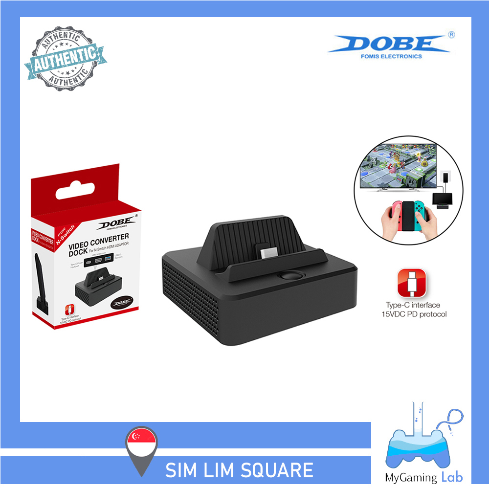 [SG Wholesaler] DOBE HDMI Video TV Converter Mini Docking Station for Nintendo Switch & Switch OLED Console