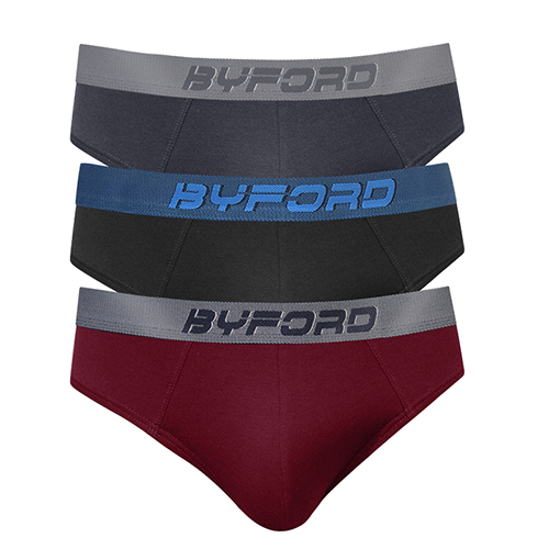 BYFORD 3PCS MEN MINI BRIEFS | BAMBOO ELASTANE | #139912