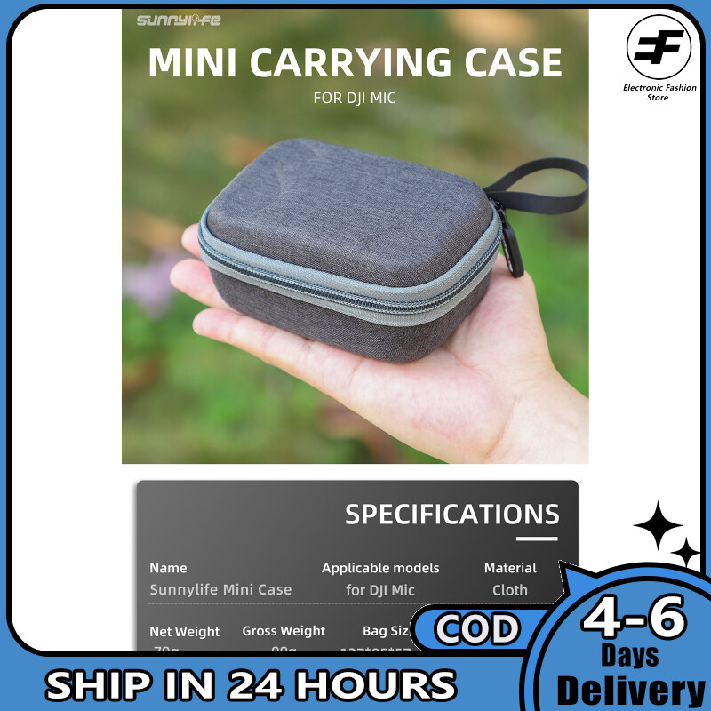 Travel Carrying Case Organizer Compatible For Dji Mic Wireless Microphone Portable Storage Bag Protective Box
